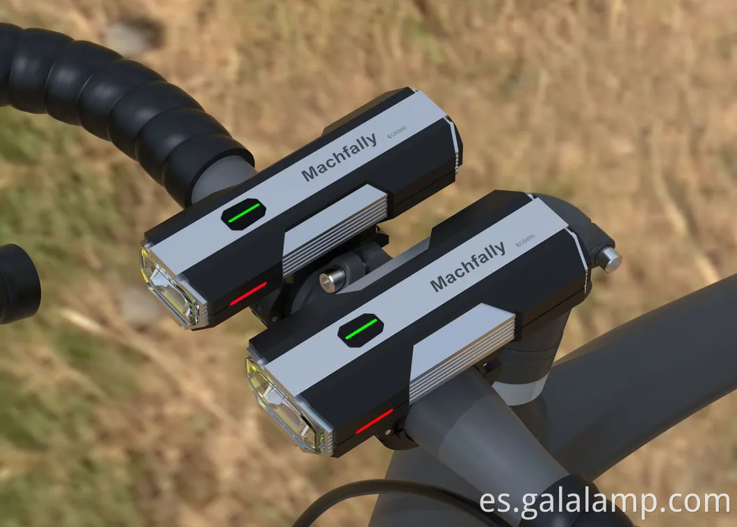 Nueva luz de bicicleta resaltado 700 lúmenes aleación de aluminio montaña bicicleta luz